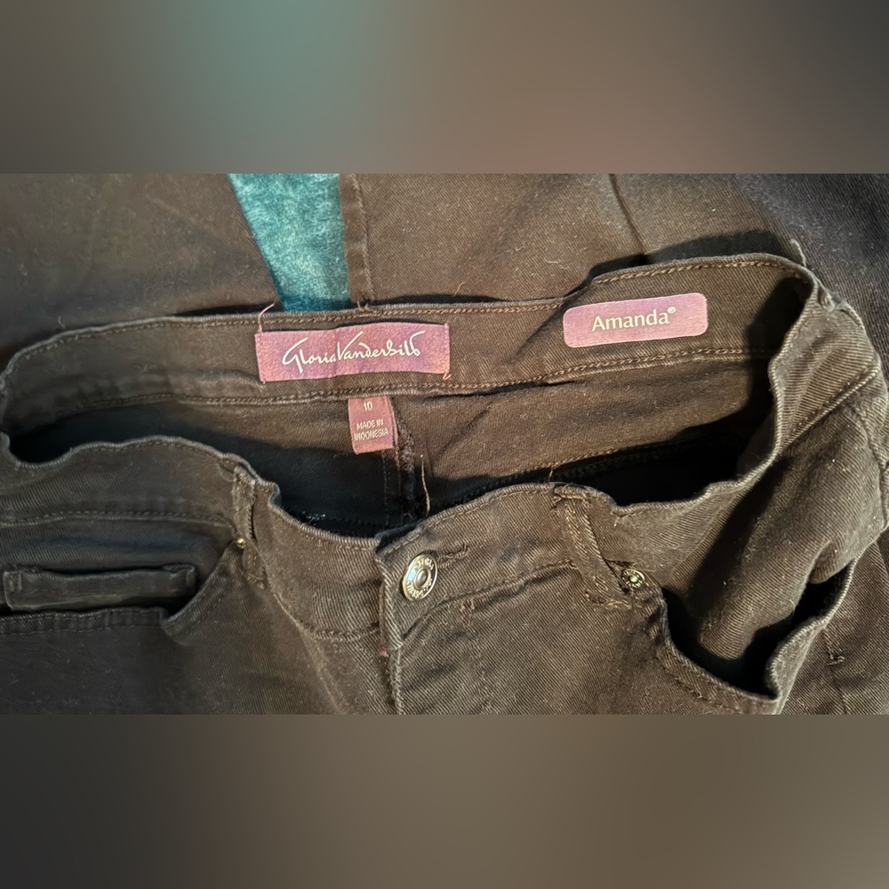 Gloria Vanderbilt Black Jeans 👖 - Picture 3 of 3